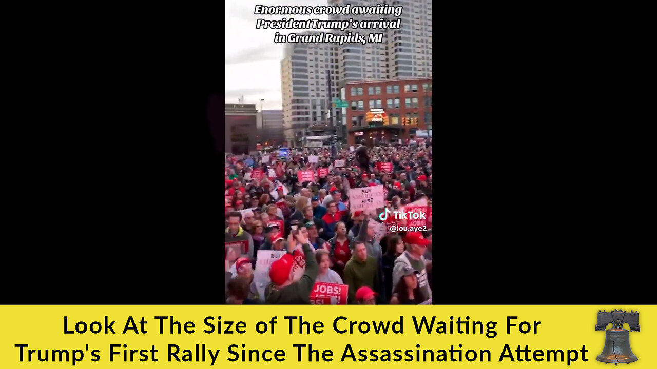 Look At The Size of The Crowd Waiting For Trump's First Rally Since The Assassination Attempt