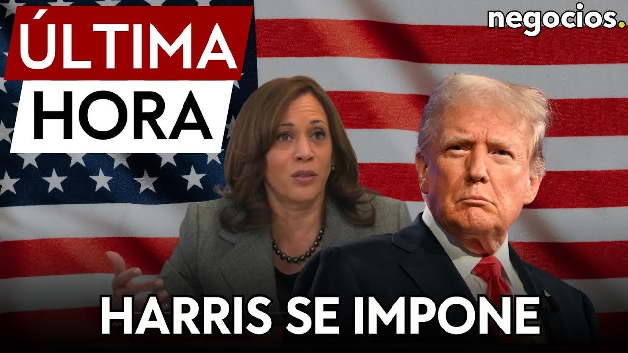 ÚLTIMA HORA | Kamala Harris se impone en las encuestas a Donald Trump