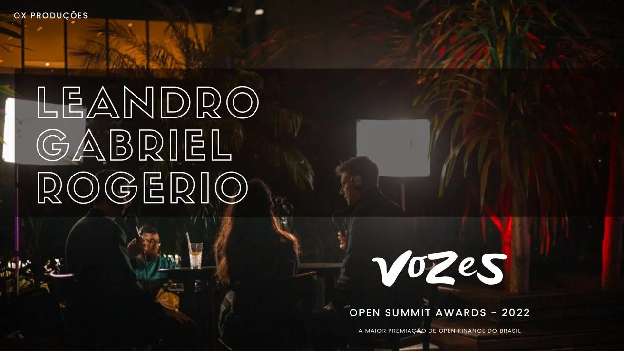 [Vozes] Open Summit Awards - Abertura