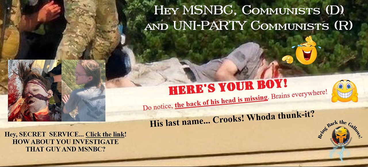 TRUMP ASSASSINATION - MSNBC PROMO PIECE