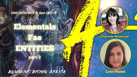 ELEMENTALS, FAE & ENTITIES part 2 - with LYNN MONET