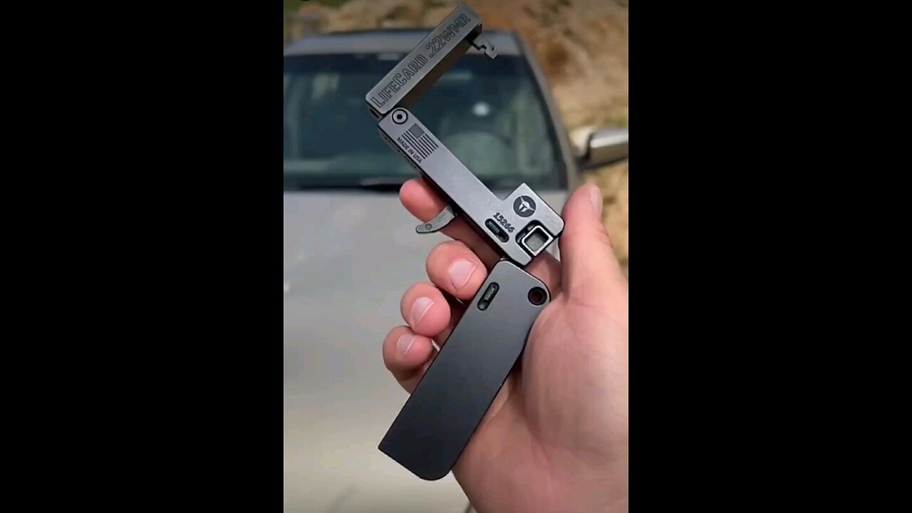 Folding Credit Card Gun