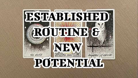 🌜 🀧 🌛 Timeless Tarot Reading - Established Routine & New Potential