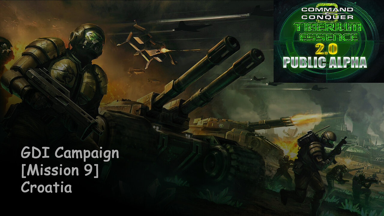 C&C 3 Tiberium Essence 2 | GDI Campaign | 9) Croatia
