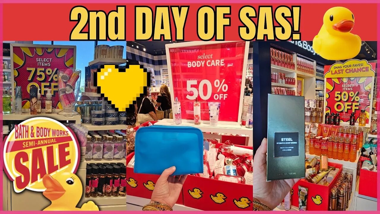 2nd Day of SAS | Rare/New Items at Bath and Body Works | Store Walk Thru | #bathandbodyworks #sas