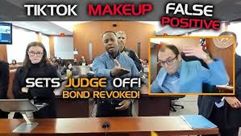 Guy Claims TikTok Cosplay Makeup Activated His Alcohol Monitor And It Sets The Judge Off BIGTIME!