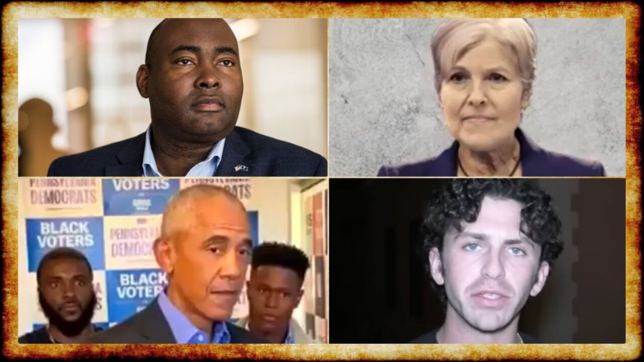 DNC Runs ATTACK AD on Jill Stein, Obama LECTURES Black Men About Kamala, Jeremy Loffredo Update