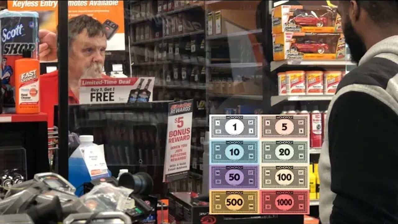 Buying Things With MONOPOLY Money!