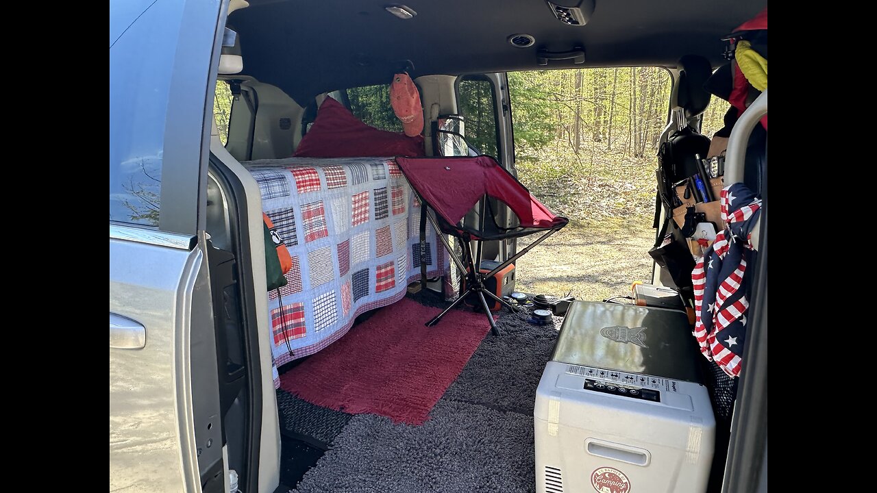 Van Camping in my 2019 Dodge Grand Caravan