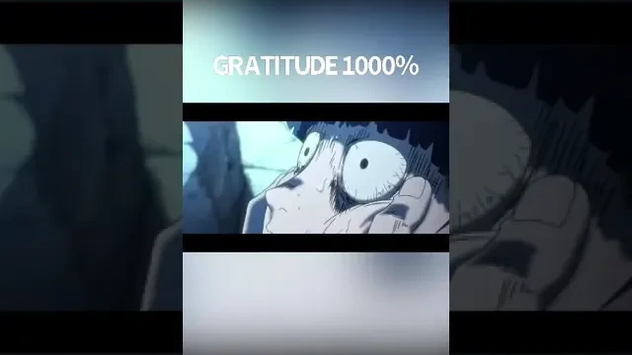 MOB PSYCHO 100 GRATITUDE 1000% #shorts #anime #mobpsycho100