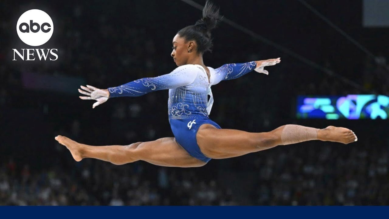 Simone Biles wins silver, Jordan Chiles, bronze in Olympic gymnastics floor finals | NE