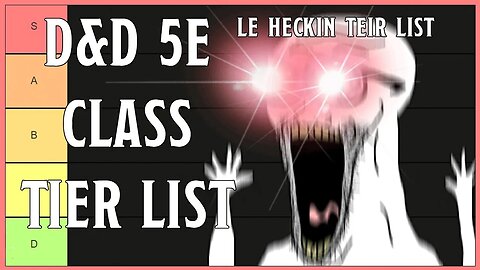 D&D 5E Class Tier List | Monks Have NO Place In D&D