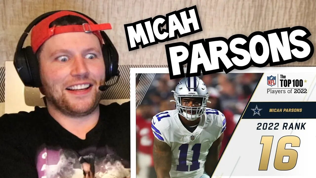 Rugby Player Reacts to MICAH PARSONS (Dallas Cowboys, LB) #16 NFL Top 100 Players in 2022