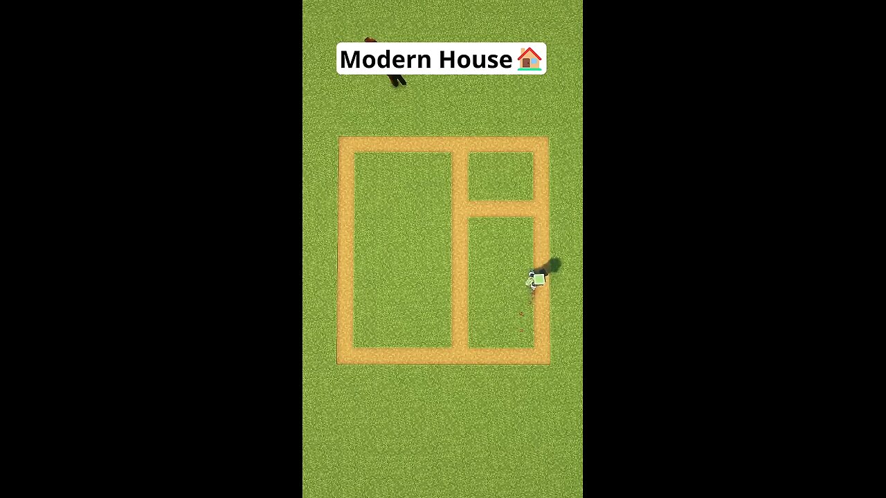 Minecraft easy modern house