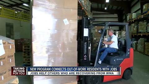 Job training program help those affected by Hurricane Irma