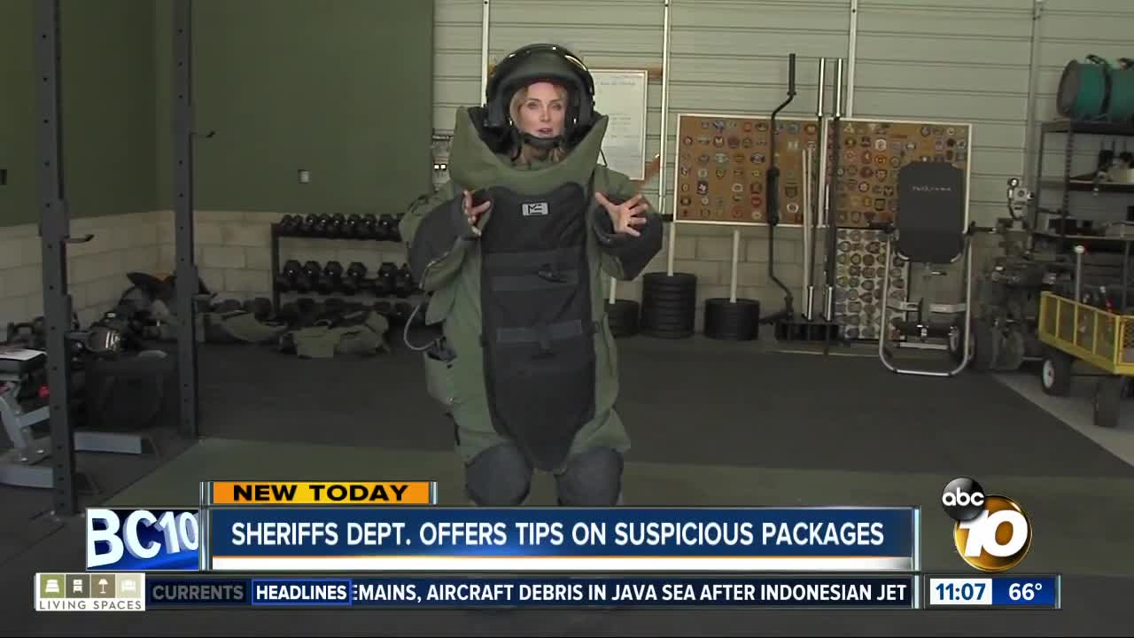 Sheriff's Dept. offers tips on suspicious packages