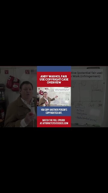 Andy Warhol fair use copyright case overview by Attorney Steve®