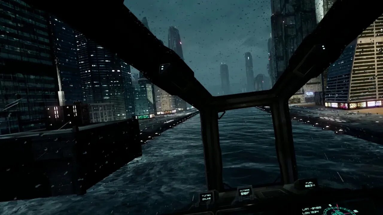 Stunt Flying in a Cyberpunk City - Aircar Valve Index