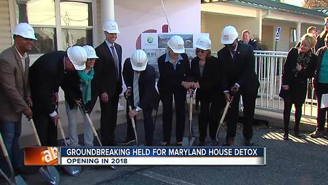 Groundbreaking for Maryland House Detox