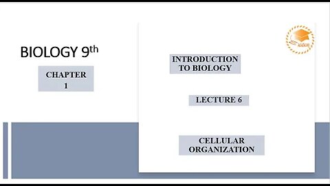 Biology| Class 9th| Lecture 6| Prokaryotic and Eukaryotic Cellular Organization