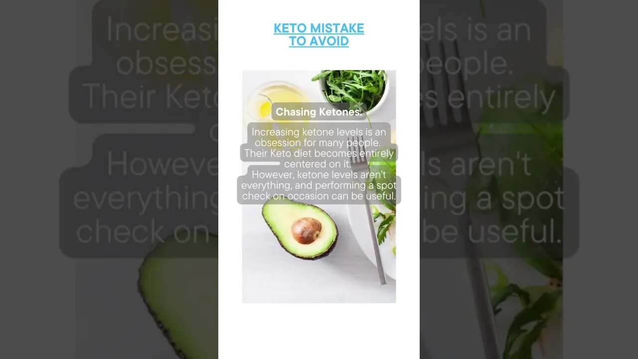 Common keto mistakes to avoid - Chasing Ketones.