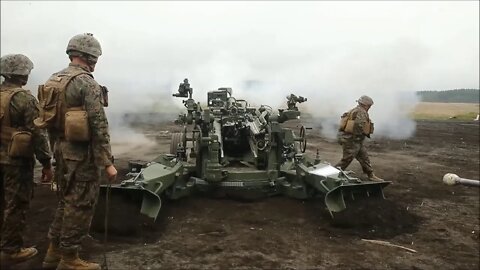 U.S. Marine Artillery Live-Fire Range