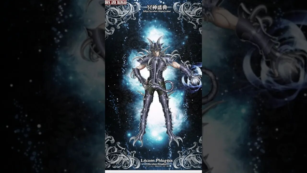 Os Cavaleiros Do Zodíaco - Phlegyas De Lycaon Lost Canvas