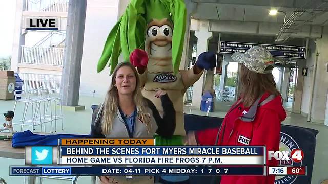 Fort Myers Miracle home game preview -- 7am live report