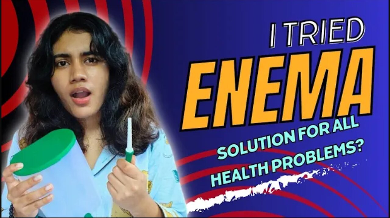 I TRIED ENEMA KIT for the first time recommended by @SatvicMovement ! Colon Cleansing at home