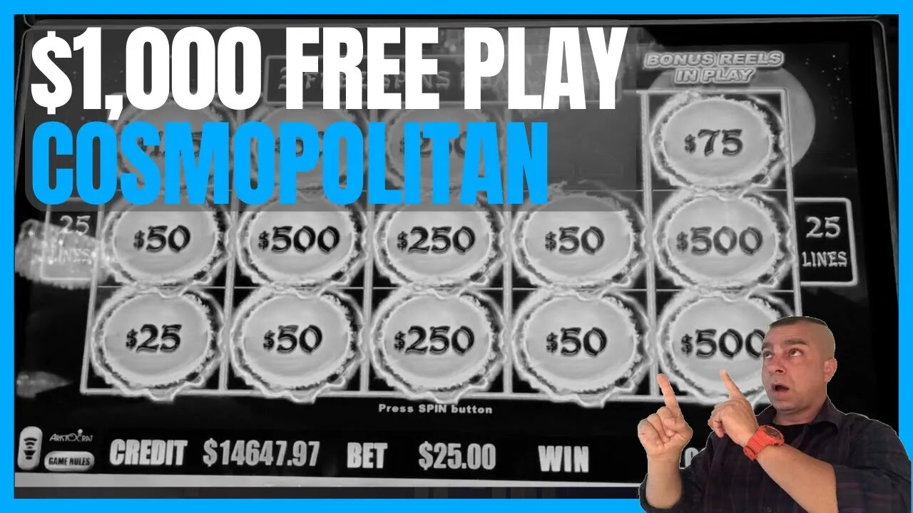 💥$1,000 FREE PLAY Turned Into $_____ At Cosmopolitan💥