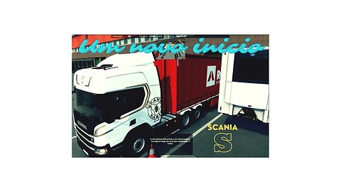 Ets2, Scania S, saída da Vinci em Le Mans