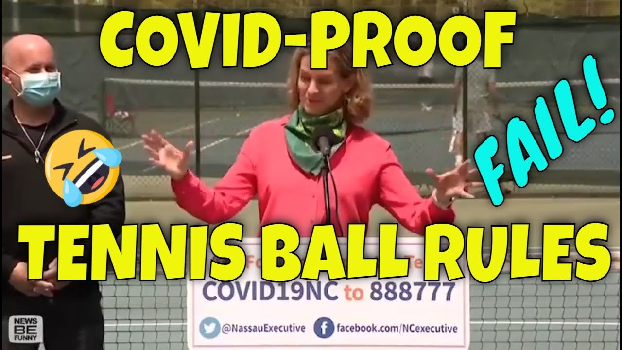 COVID Tennis Rules: "You can Kick Their Balls, but You Can't Touch Them" (Laughing Man Reacts)