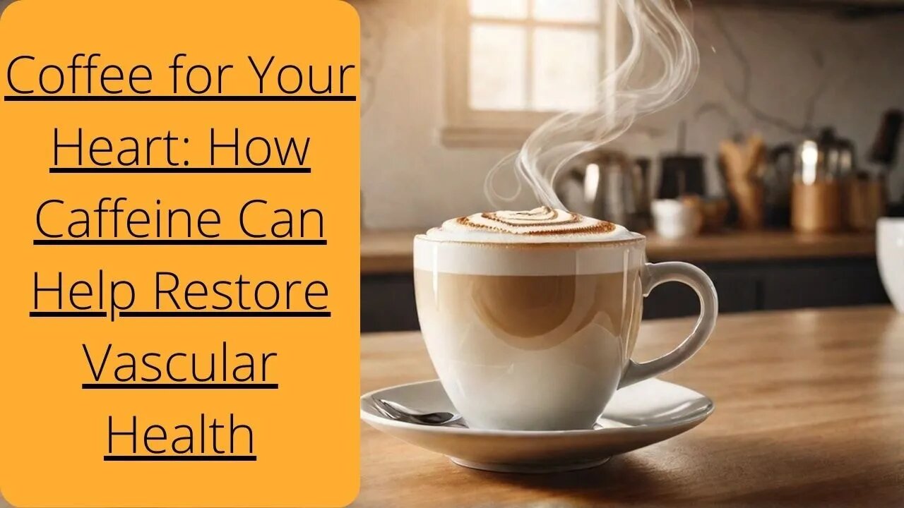 Coffee for Your Heart: How Caffeine Can Help Restore Vascular Health