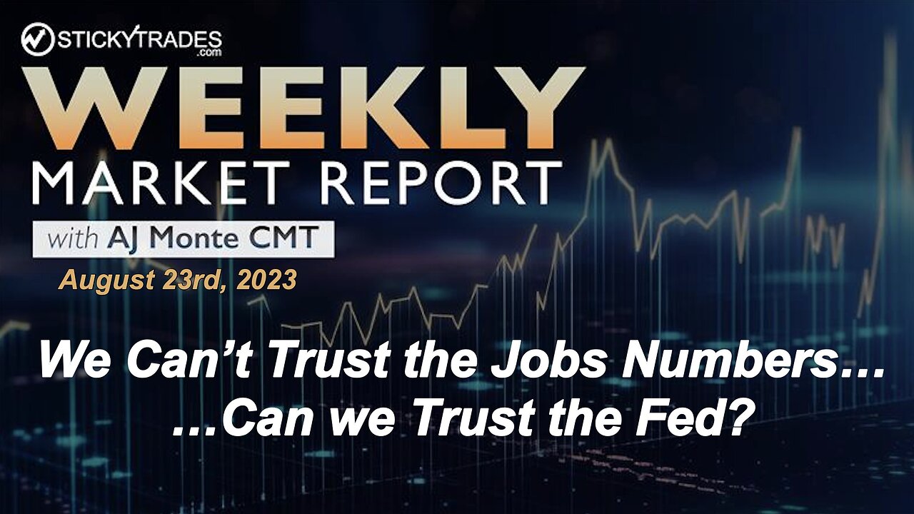 We can't trust the Jobs Numbers...Can we Trust the Fed? - Weekly Market Report with AJ Monte CMT