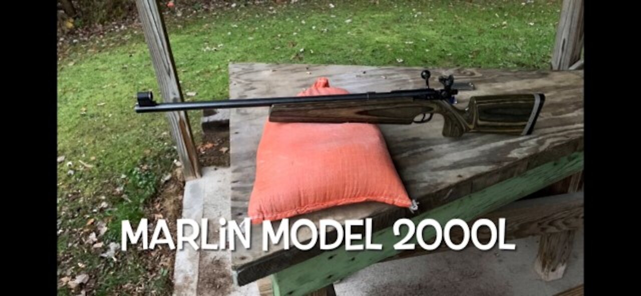 Marlin model 2000L bolt action 22 target rifle first shots. Stay tuned for the full review.