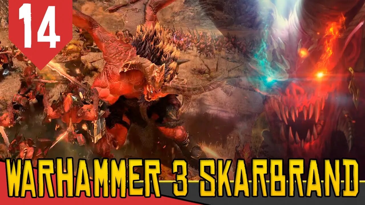 Arma LENDARIA! Chacina e Carnificina - Total War Warhammer 3 Skarbrand #14[Gameplay Português PT-BR]