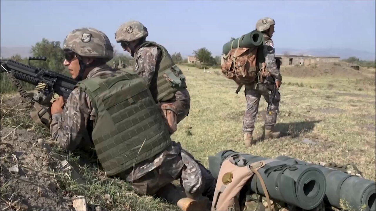 Georgian Defense Forces Defensive Drills - Exercise Noble Partner