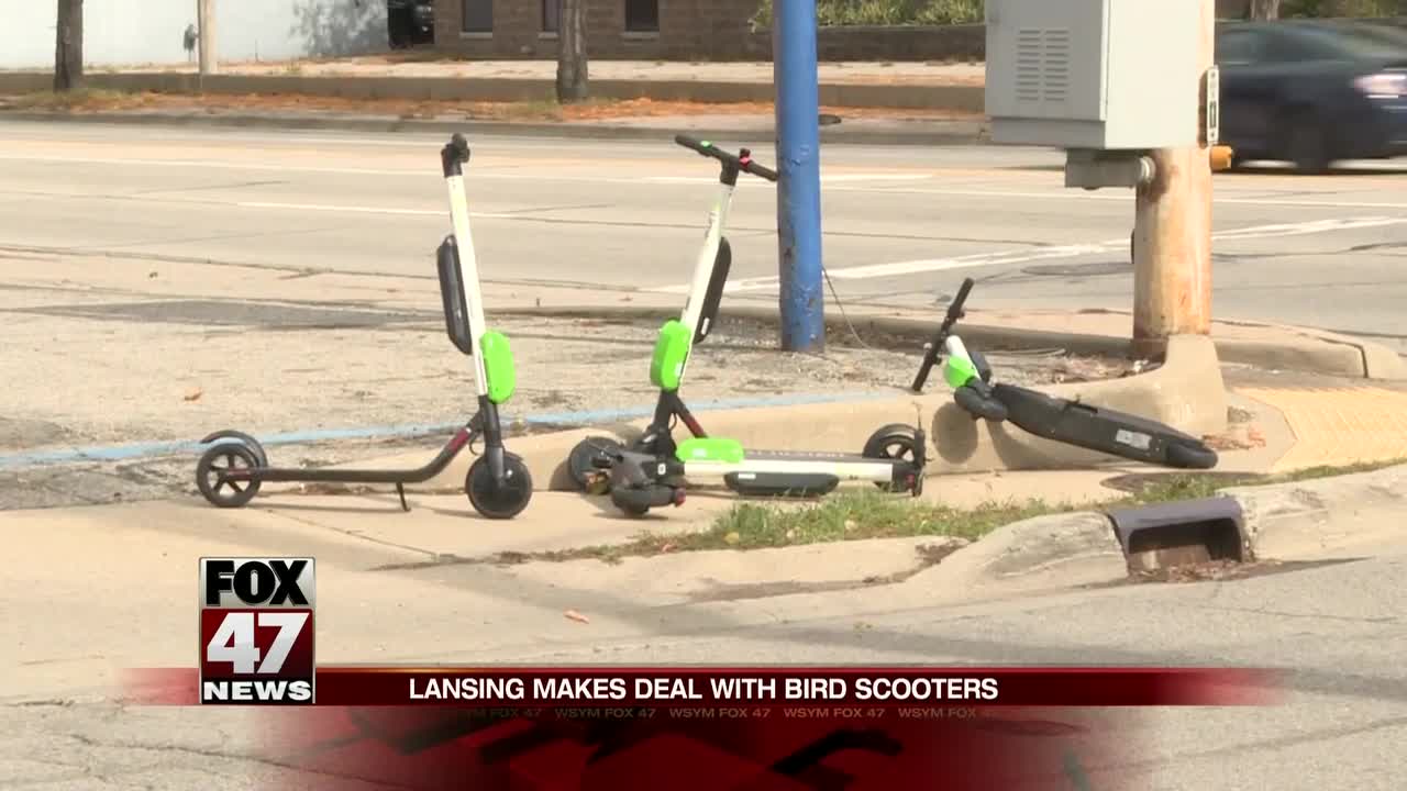 Lansing works out deal with 2 scooter companies