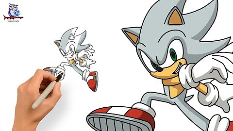 How to Draw Hyper Sonic - Sonic and the Secret Rings