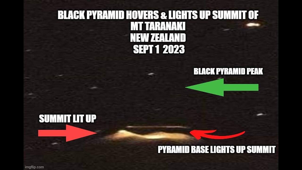 MAORI MORPHEUS IS BACK & DISCLOSES BLACK PYRAMID OVER LOCAL MOUNT TARANAKI, NEW ZEALAND!