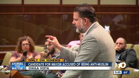 Mayoral candidate accused of being anti-Muslim