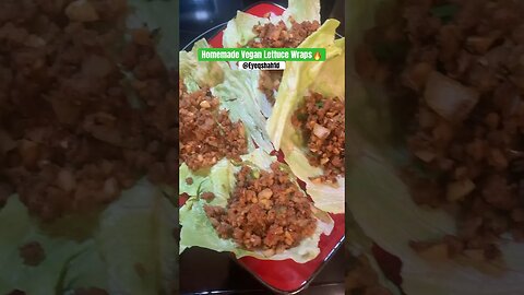 Homemade Vegan Lettuce Wraps🔥🤤