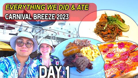 How I Got Embarrassed On The Carnival Breeze 2023 | Day 1