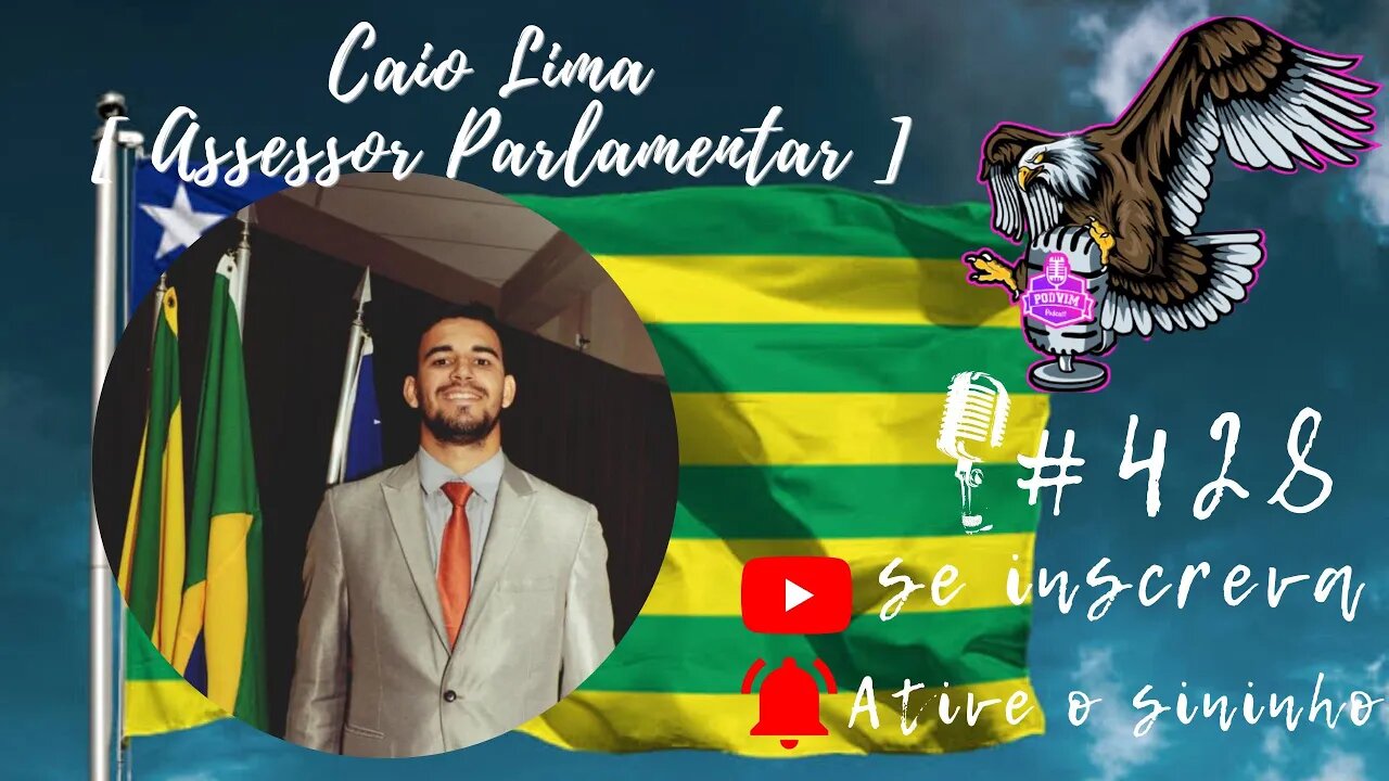 CAIO LIMA [ PRESIDENTE FUNDADOR PROJ. MENINOS DA VILA GO ] - PODVIM #428