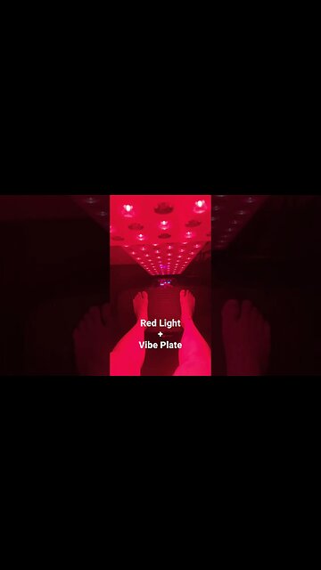Red Light Therapy plus Vibration Plate: Increase Circulation, Drain Lymphatic System, Feel Awesome!