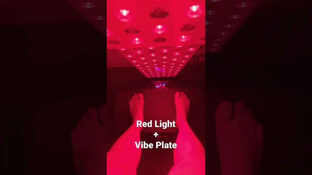 Red Light Therapy plus Vibration Plate: Increase Circulation, Drain Lymphatic System, Feel Awesome!