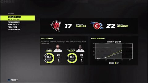 TDFL Football [Season 9/Week 17]: Mexico City (13-2) @ Houston (10-5)