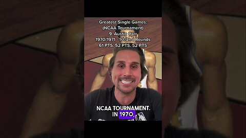 Austin Carr Greatest NCAA Tournament Performance EVER?! #shorts