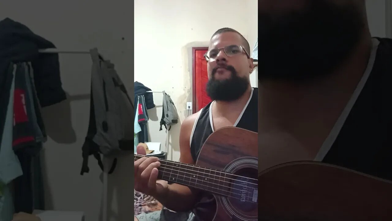 Alefão - Tocando Violão freestyle #12 | Improvisando no #shorts