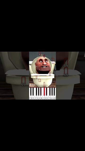 tf2 but it skibidi toilet meme (@mediexcalibur2012shorts) - Octave Piano Tutorial